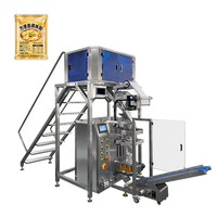 Machine d'emballage de poudre d'assaisonnement pour nouilles instantanées à prix d'usine, avec peseuse multi-têtes pour petites entreprises alimentaires