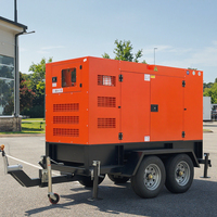 Groupe électrogène diesel silencieux à prix de gros usine, Perkins Weichai Ricardo Deutz, 30kva 50kva 80kva 50kw 250kv