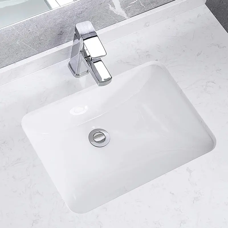 OVS CUPC Customized Under Counter Vanity Basin Ceramic Undermount Sink Bathroom Vanity Basin Rectangular Wash Basin Sink