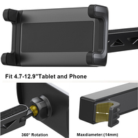 Support de tablette pliable haut de gamme pour siège arrière de voiture, installation facile, support universel pour téléphone, berceau sécurisé pour siège arrière pour regarder des films