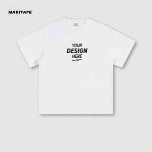 เสื้อยืดผู้ชาย S1708 305GSM ทรงโอเวอร์ไซส์ ผ้าคอตตอนถักเนื้อหนา 100% ระบายอากาศได้ดี เป็นมิตรต่อสิ่งแวดล้อม ไม่เป็นขุย คุณภาพสูง - Product Image 3