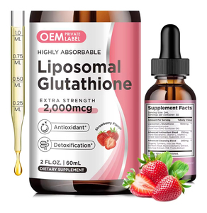 Gotas Líquidas Liposomales de Glutatión para Adultos de Marca Privada con Vitamina C para la Desintoxicación del Hígado y Apoyo Inmunológico Antioxidante - Product Image 1