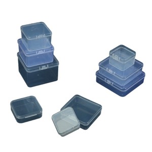 Manufacturer's PP transparent storage <b>box</b> with lid, dustproof for stationery parts and jewelry accessories, <b>small</b> plastic mini s - Product Image 5