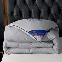 Plume de canard d'oie lavée par couette blanche de coton remplie pour l'hôtel Hilton
