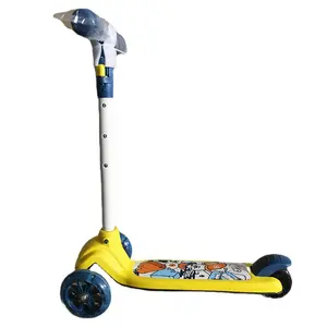 Scooter de equipaje de gran venta, patinete de juguete con rueda LED de PU para niños de 2 a 8 años, patinete eléctrico para niños de 2 a 8 años