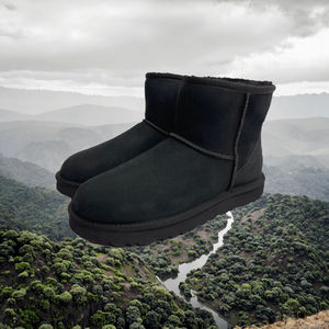 Bottes de neige classiques pour femmes en peau de mouton, doublure en laine épaisse, semelle extérieure en EVA, confortables, antidérapantes, légères - Product Image 2