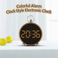 Neuer Digitaler LED-Wecker mit Batteriebetrieb Modernes Design Elektrischer Kalender Individuelles Logo Kunststoffmaterial als Geschenk