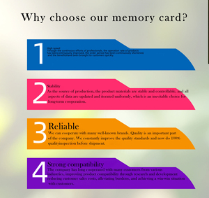 Nhựa thẻ nhớ 8G 16G 32GB 64G 128G 256G 512G tốc độ cao giám sát camerac10 U3 SD TFCard thẻ nhớ OEM logo màu - Product Image 3