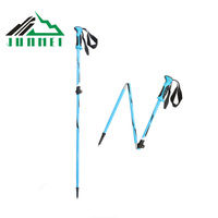 Bâtons de marche pliables personnalisés de style Z, 12 pièces, pliables, pour camping, randonnée nordique