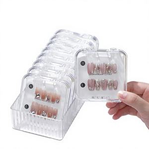 Scatole Trasparenti di Alta Qualità per Unghie, Vendita all'Ingrosso, Contenitore Grande 8.5 per Conservazione e Esposizione di Nail Art, Gioielli e Piccoli Regali - Product Image 4