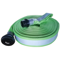 Tuyau plat en toile pour l'agriculture Matériau personnalisé Caoutchouc EPDM PU PVC TPR TPE Layflat Tuyau d'incendie en PVC