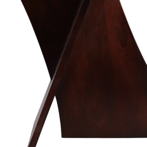 Elegante Tavolino d'Appoggio con Piano in Marmo Lucido e Base a Croce, Arredamento Moderno per Camera da Letto - Product Image 5