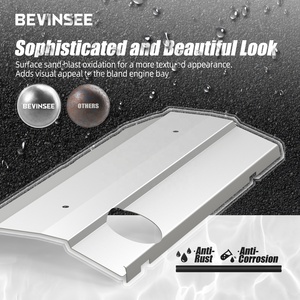 Bouclier thermique de couvercle de soupape de moteurs en acier inoxydable Bevinsee pour <span class=keywords><strong>moteur</strong></span> BMW M52TU M54 série 3 5 E46 E39 E53 E60 E61 Z4 E85 E83 E36 - Product Image 4