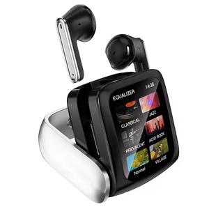 Thiết kế mới T71 TWS <span class=keywords><strong>LCD</strong></span> màn hình thông minh audifono enc giảm tiếng ồn có thể điều chỉnh Equalizer on-ear không dây Bluetooth Tai nghe tai nghe - Product Image 6