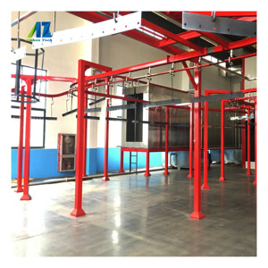 Línea de recubrimiento en polvo completamente automática para muebles de Metal de pintura en aerosol con horno de Gas y máquina reciprocadora - Product Image 3