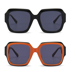 Lunettes de soleil carrées tendance pour hommes 2023, lunettes de soleil surdimensionnées pour hommes - Product Image 2