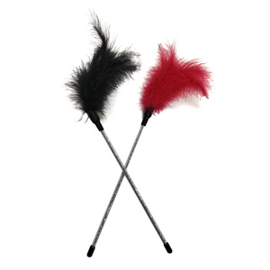 성인 섹스를위한 긴 유혹 깃털 간지럼 전희 깃털 작물 SM 제품 섹스 토이 - Product Image 5