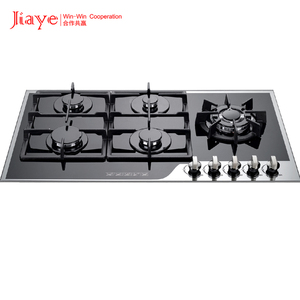 Table de cuisson à gaz 5 brûleurs à flamme précise, en verre trempé encastrable, utilisation multi-scénarios pour usage domestique et commercial - Product Image 4