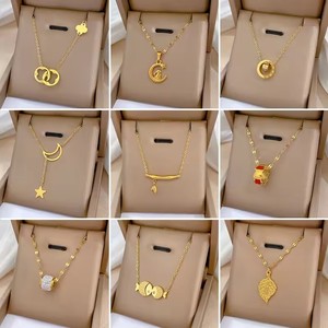Collares <span class=keywords><strong>de</strong></span> Moda Personalizados SHC43A-SHC68A, Joyería para Mujer, Gargantillas <span class=keywords><strong>de</strong></span> Acero Inoxidable, Conjunto <span class=keywords><strong>de</strong></span> Collares con Cadenas <span class=keywords><strong>de</strong></span> Perlas para Mujeres y Niñas - Product Image 6