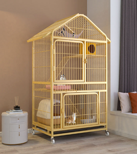 Cages pliables en métal pour animaux de compagnie, plusieurs tailles, grandes cages pour chiens et chats - Product Image 4