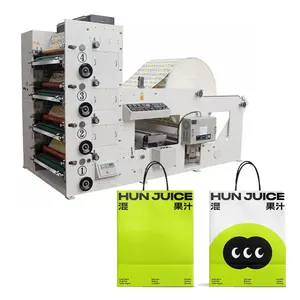 paper bag with handle machine with printing paper water marking printing machine