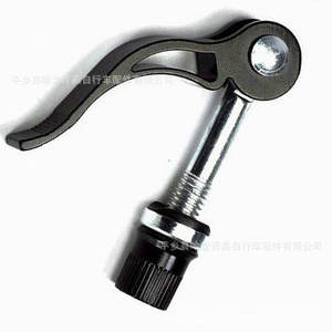 Abrazadera de liberación rápida para sillín de bicicleta, de aluminio, 8mmx60mm, con tuerca de bloqueo, ajuste universal del sillín - Product Image 4