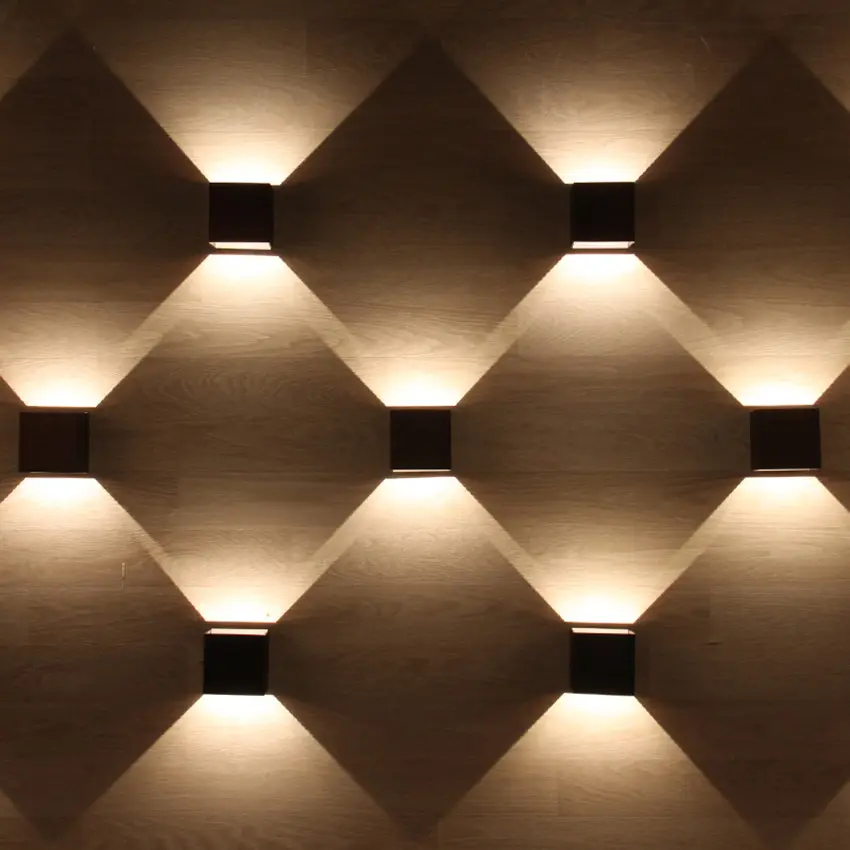 壁ブラケット壁取り付け用燭台ランプ6W COB LEDダウンライトワンドランプウォールブラケットライト屋内LEDアップダウン