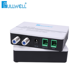 Fullwell 1310nm/1490nm/1550nm FTTH CATV Récepteur convertisseur optique mini noeud avec double sorties 2RF - Product Image 2