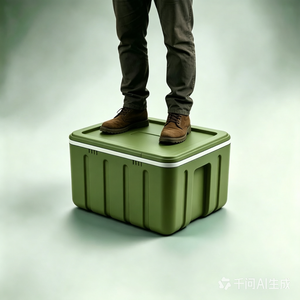 Caja Aislada de PP Moldeada por Inyección de 63L al por Mayor, 50% Más Ligera que las Rotomoldeadas, Enfriador Apilable para Transporte de <span class=keywords><strong>Alimentos</strong></span>, Grado Alimenticio, Precio al por Mayor - Product Image 4