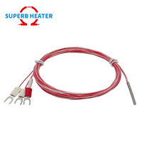 Capteur de température PT100 3*30mm-Heraeus Allemagne importée, précision classe 2B, RTD 3 fils avec PTFE anti-corrosion