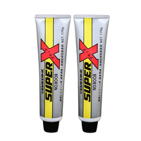 Cemedine Super X No8008 Colle transparente noire et blanche, adhésif, adhésif en silicone pour métal