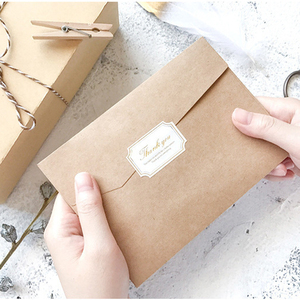 Foglio rettangolare di adesivi personalizzati all'ingrosso di fabbrica per confezioni regalo - Product Image 3