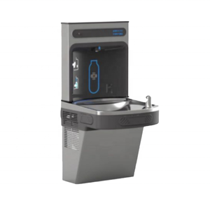 Station de distribution d'eau filtrée murale en acier inoxydable 304 avec bulleur et refroidisseur pour écoles et espaces publics - Product Image 1