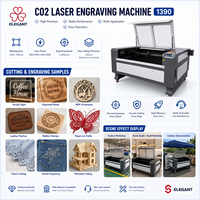 1390 Machine de gravure laser 100W 130W 150W Machine de découpe haute puissance pour cuir de bois PVC acrylique non métallique.