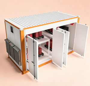 Contenedor de seguridad para baterías de estación de red M 384kWh LiFePO4, paquete de 6 unidades, estación de almacenamiento de energía conectada a la red de gran capacidad - Product Image 1