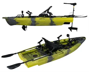 LSF Neu eingetroffenes 9ft einmotoriges Kajak-Angel pedal antriebs system Angel kajak mit Pedalen für Ozean, Seen und Flüsse