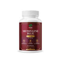 Capsules de L-Méthylène Bleu Naturel pour la Santé Cellulaire, Étiquette Personnalisée, Capsules de L-Méthylène Bleu, Fournisseur OEM ODM d'Emballages Personnalisés