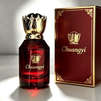 Flacon pulvérisateur de parfum en verre vide, luxueux et exquis, 30ml 50ml 100ml, avec logo personnalisé, pour la vente en gros