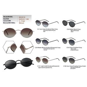 Lunettes de <span class=keywords><strong>soleil</strong></span> rétro unisexes polarisées à monture ronde personnalisée UV400 Lunettes de <span class=keywords><strong>soleil</strong></span> de conduite pour hommes Lunettes de <span class=keywords><strong>soleil</strong></span> en alliage d'argent - Product Image 4