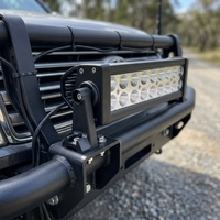 Barre lumineuse LED automobile 12V 52 pouces 300W à double rangée, puissante, pour tout-terrain, faisceau droit, vente en gros