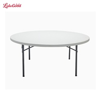 Table à bascule portable de haute qualité en résine plastique blanche, pliable, imperméable, empilable, design moderne, pour cour, salle à manger, hôtel