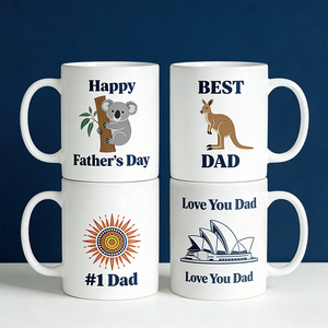 <span class=keywords><strong>Mug</strong></span> en céramique pour le père australien, <span class=keywords><strong>cadeau</strong></span> pour la fête <span class=keywords><strong>des</strong></span> pères, OEM ODM, <span class=keywords><strong>mug</strong></span> pour le père australien - Product Image 1