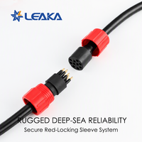 Conector Circular Submarino Enchufable de 10 Pines, Impermeable IP69K, para ROV/AUV Subacuático, IL10M IL10F, Pines de Cobre, Potencia Nominal de 10A