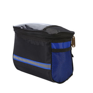 Sac de guidon de vélo personnalisé, durable, imperméable, avec logo personnalisé, léger (1 kg), en polyester. - Product Image 2