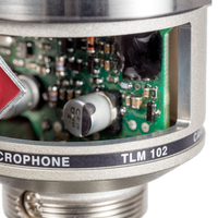 Tlm102 Condensateur Microfoon Hart Type Studio Set, Nikkel, Geschikt Voor Muziekproductie Opnemen Zang Streaming