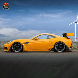 Para <span class=keywords><strong>Ferrari</strong></span> <span class=keywords><strong>California</strong></span> actualización a SD Kit de cuerpo ancho parachoques delantero parachoques trasero labio delantero rueda ceja - Product Image 4