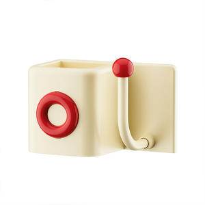 Wall-Mounted Plastic Bathroom <strong>Storage</strong> Rack No-Drill Hair <strong>Tie</strong> Headband Holder Draining Comb Hair Accessory <strong>Storage</strong> <strong>Box</strong> - Product Image 5