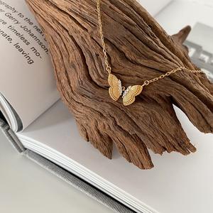 Collar de Plata de Ley S925 de Corea del Sur con Colgante de Corazón de Melocotón Estilo Nicho Francés, Cadena para Clavícula - Product Image 3