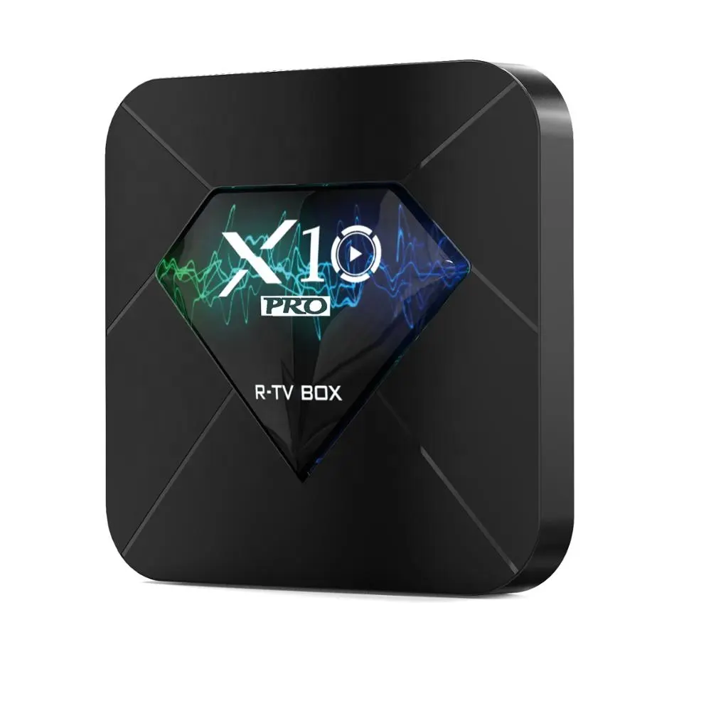 Venda popular android 9. 0 3d Aceleração Gráfica 4gb gb R-Box tv X10 32 Pro Caixa De Tv Media Player