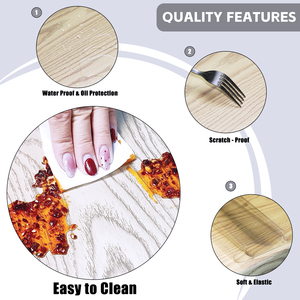 Super chiaro durevole spessore 0.5mm <span class=keywords><strong>trasparente</strong></span> <span class=keywords><strong>tovaglia</strong></span> in <span class=keywords><strong>PVC</strong></span> per mobili e vetro di protezione con gelo flessibile personalizzato - Product Image 2